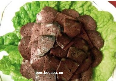 贵州织金的特产-血豆腐
